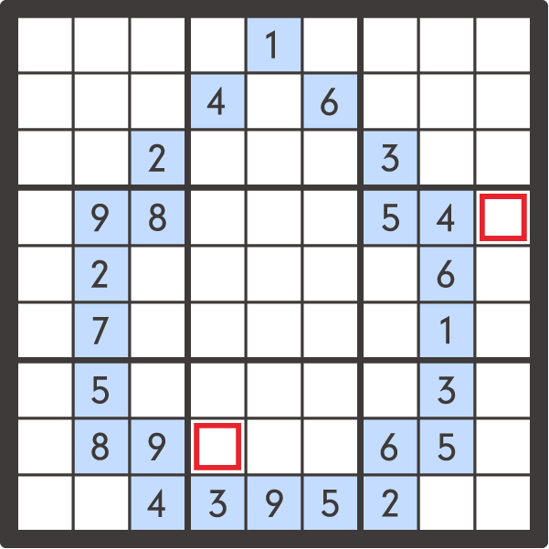 6月のナンプレパズル問題