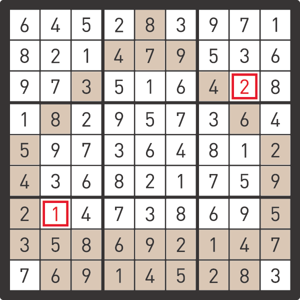 10月のナンプレパズル解答