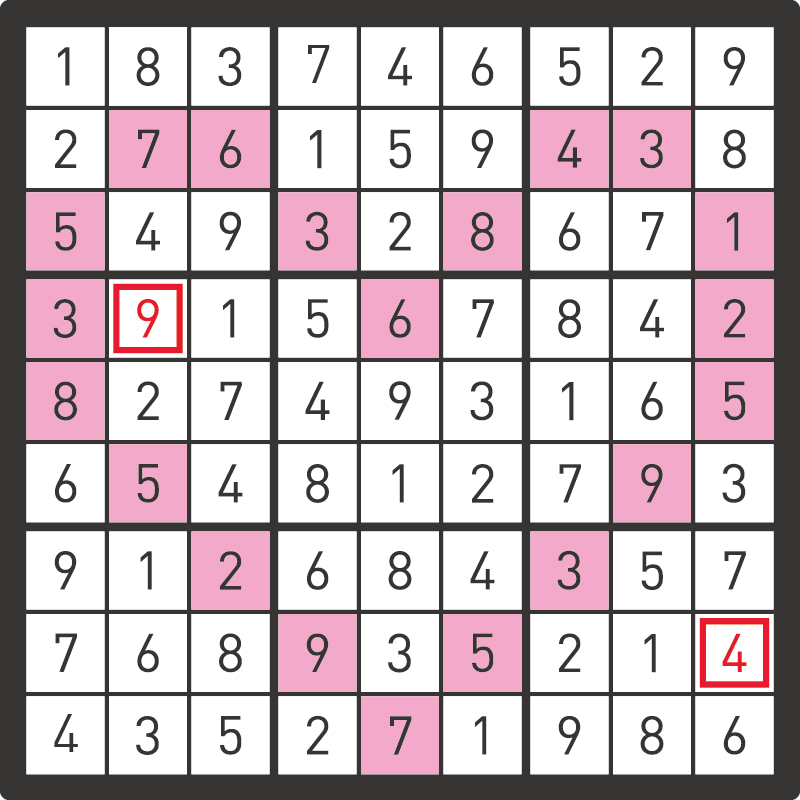 2月のナンプレパズル解答